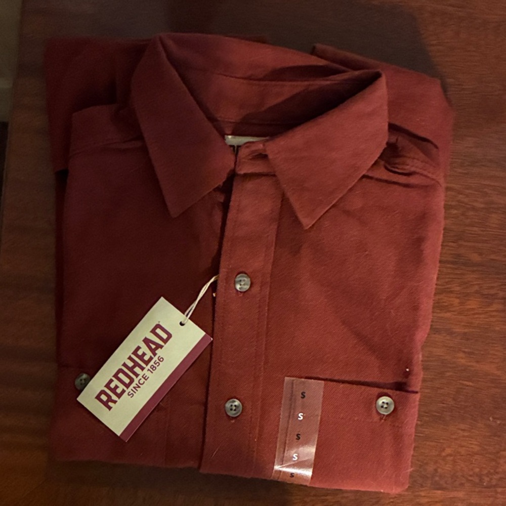RedHead Men's Deep Red Casual Shirt